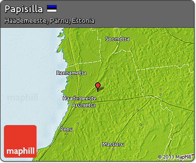 Physical 3D Map of Papisilla