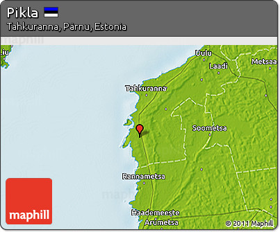 Physical 3D Map of Pikla