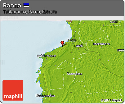 Physical 3D Map of Ranna