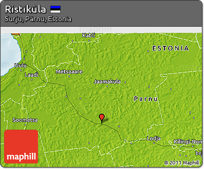 Physical 3D Map of Ristiküla