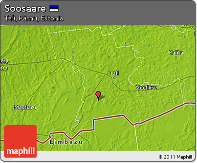 Physical 3D Map of Soosaare