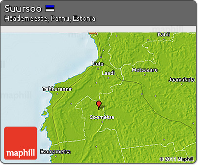 Physical 3D Map of Suursoo