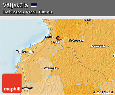 Political 3D Map of Väljaküla
