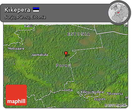 Satellite 3D Map of Kikepera