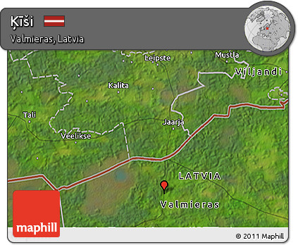 Satellite 3D Map of Ķīši