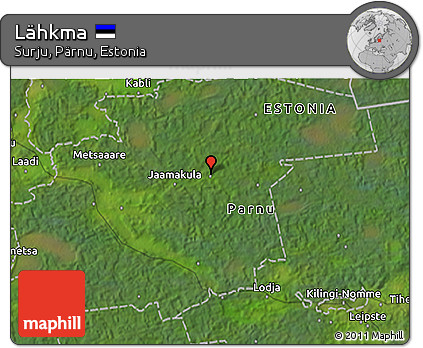 Satellite 3D Map of Lähkma