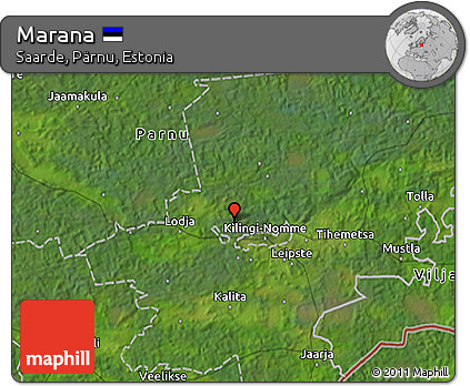 Satellite 3D Map of Marana