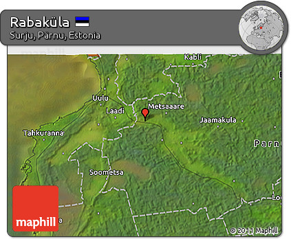 Satellite 3D Map of Rabaküla