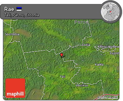 Satellite 3D Map of Rae