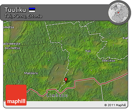 Satellite 3D Map of Tuuliku