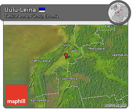 Satellite 3D Map of Uulu-Leina