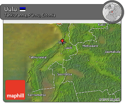 Satellite 3D Map of Uulu