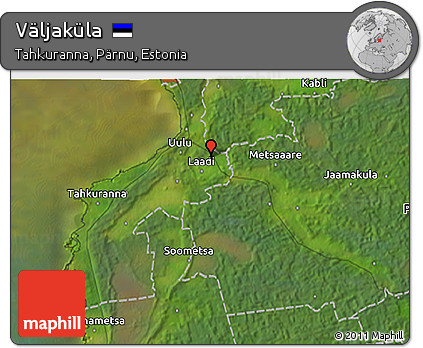 Satellite 3D Map of Väljaküla