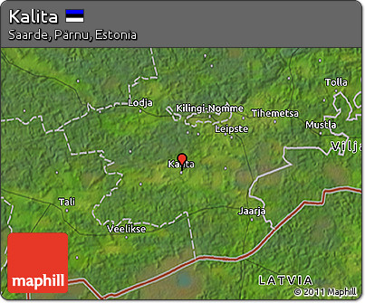 Satellite 3D Map of Kalita