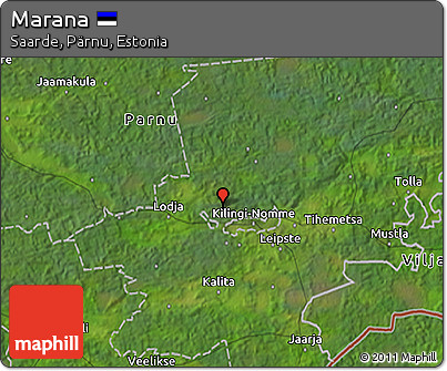 Satellite 3D Map of Marana