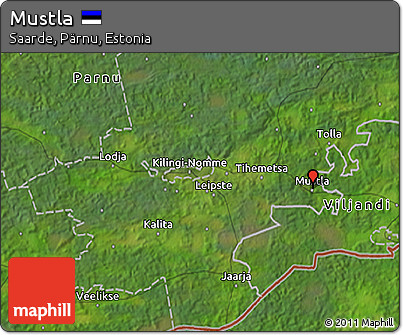 Satellite 3D Map of Mustla