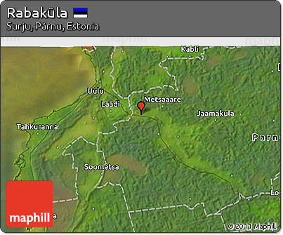 Satellite 3D Map of Rabaküla