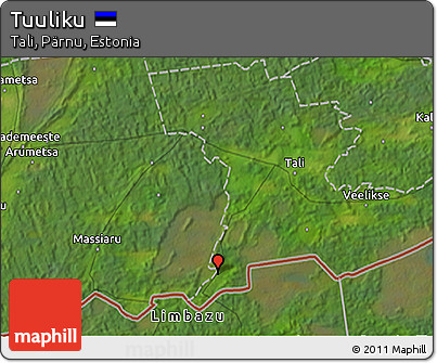 Satellite 3D Map of Tuuliku