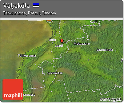 Satellite 3D Map of Väljaküla