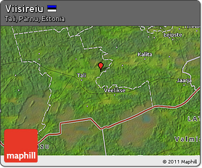 Satellite 3D Map of Viisireiu
