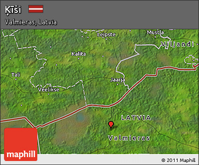 Satellite 3D Map of Ķīši