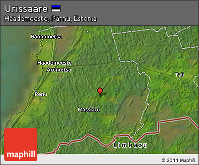 Satellite 3D Map of Urissaare