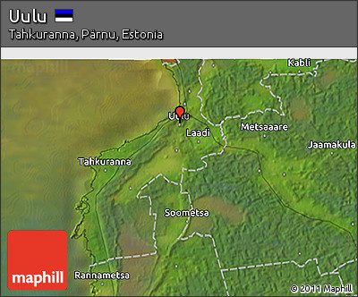 Satellite 3D Map of Uulu