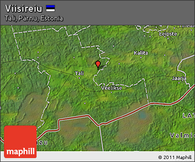 Satellite 3D Map of Viisireiu