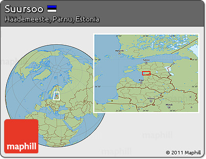 Savanna Style Location Map of Suursoo