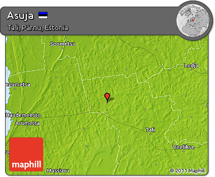 Physical Map of Asuja