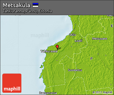 Physical Map of Metsaküla