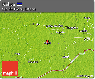Physical Map of Kalita
