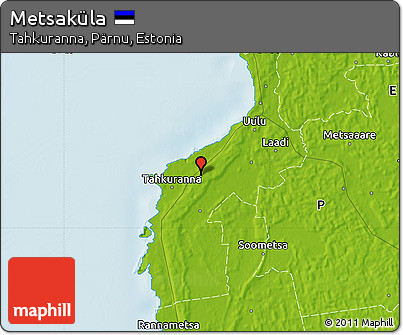 Physical Map of Metsaküla