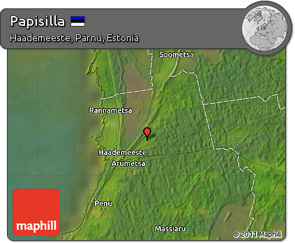Satellite Map of Papisilla