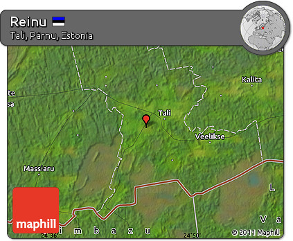 Satellite Map of Reinu