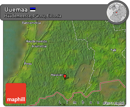 Satellite Map of Uuemaa