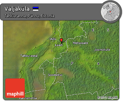 Satellite Map of Väljaküla