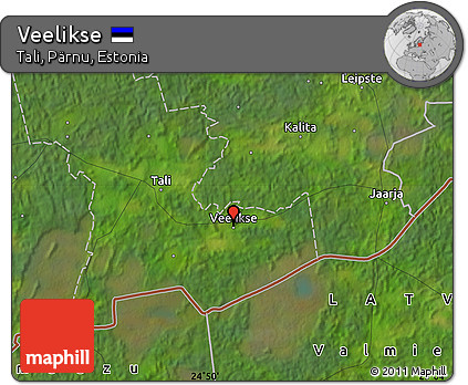 Satellite Map of Veelikse