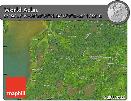 Satellite Map of the Area around 58° 8' 44" N, 24° 43' 30" E