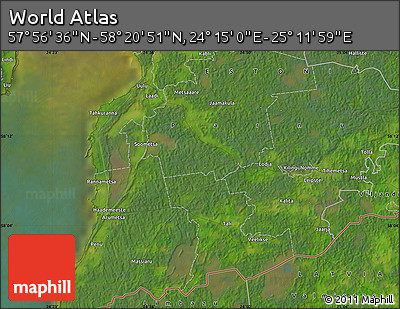 Satellite Map of the Area around 58° 8' 44" N, 24° 43' 30" E