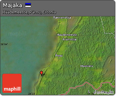 Satellite Map of Majaka