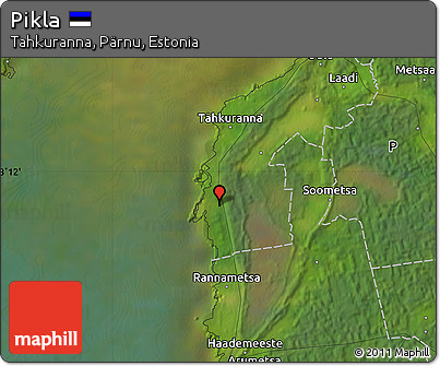 Satellite Map of Pikla