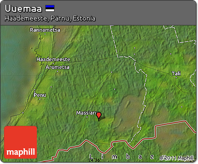 Satellite Map of Uuemaa