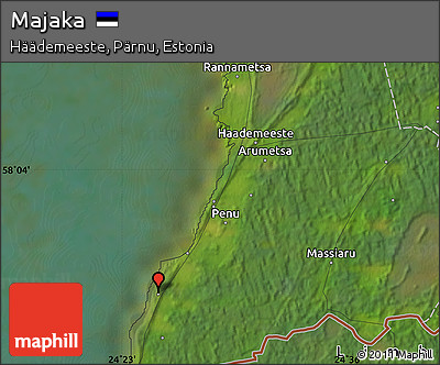 Satellite Map of Majaka