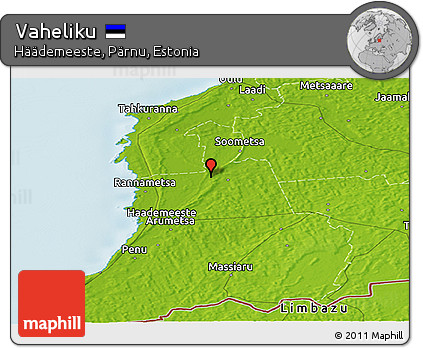 Physical Panoramic Map of Vaheliku