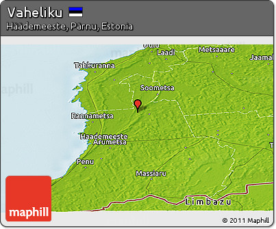 Physical Panoramic Map of Vaheliku