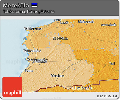 Political Panoramic Map of Mereküla
