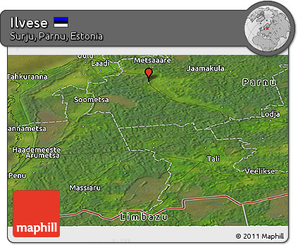 Satellite Panoramic Map of Ilvese