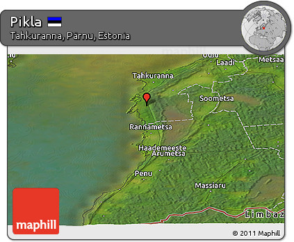 Satellite Panoramic Map of Pikla