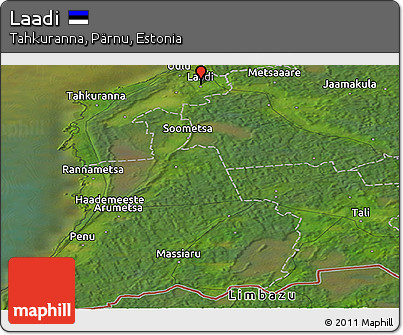 Satellite Panoramic Map of Laadi